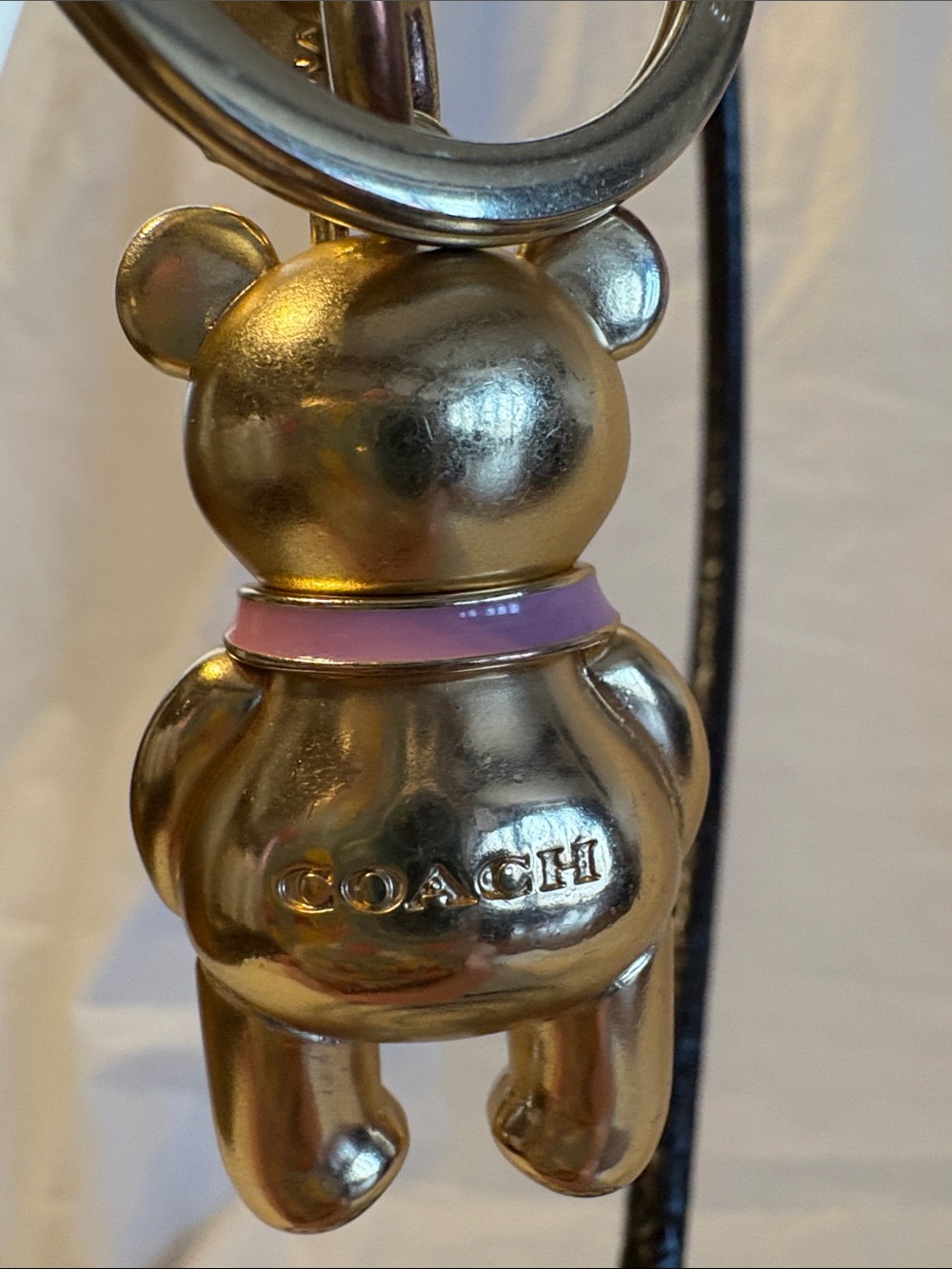 LIKE NEW Coach Bear Keychain - Picture 4 of 8